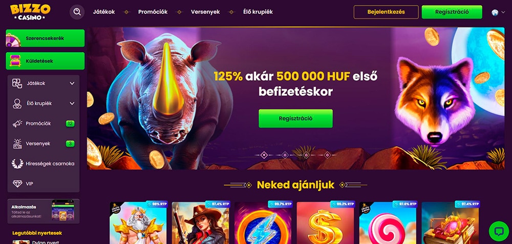 100-ingyen-pörgetés-Bizzo