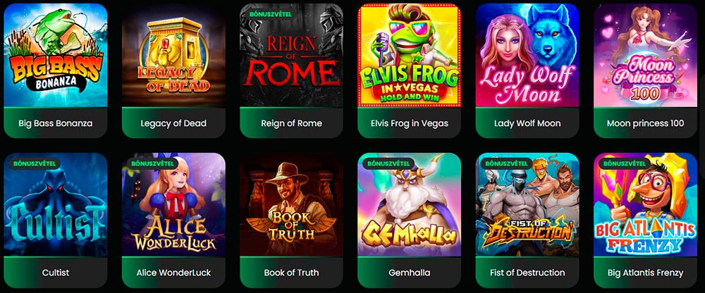 zipcasino-Nyerőgépek